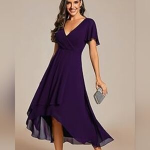 Plum formal dress